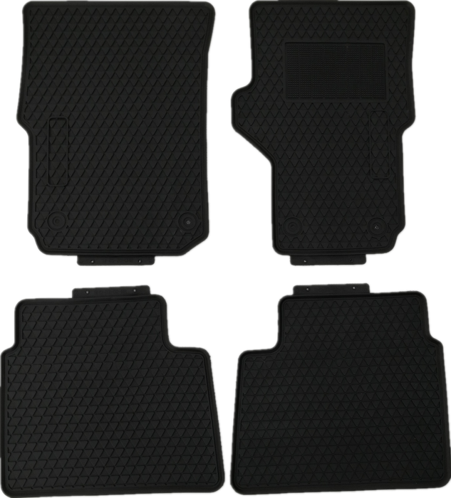 All Weather Rubber Latex Floor Mat Mats for VW AMAROK