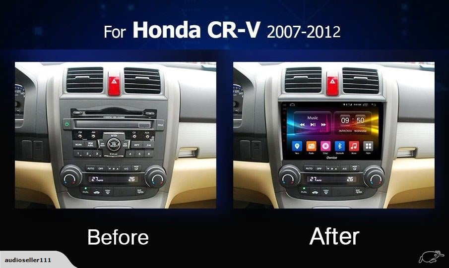 HONDA CRV CR-V 2007 - 2012 OEM LARGE SCREEN GPS NAV ANDROID STEREO - BLUETOOTH
