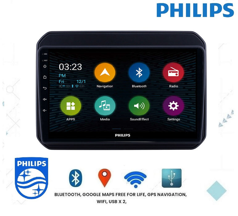 PHILIPS - SUZUKI IGNIS 2015+ OEM 9 Inch  GPS NAV ANDROID STEREO - BLUETOOTH - Camera in