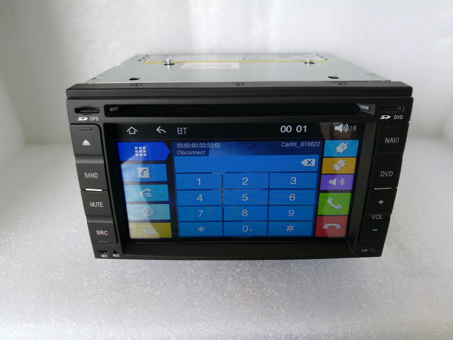 NISSAN  7" 2 Din HD NAV Car DVD GPS USB SD STEREO Player UNIT
