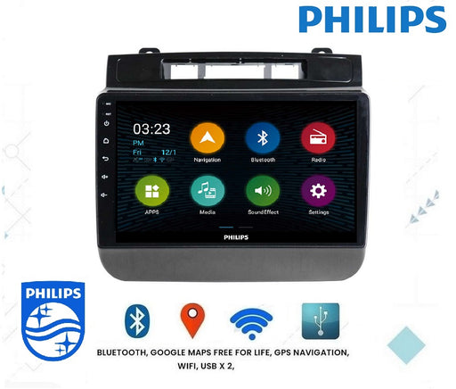 PHILIPS - VW  Touareg 2011-2017  OEM 9 Inch  GPS NAV ANDROID STEREO  BLUETOOTH - Camera in