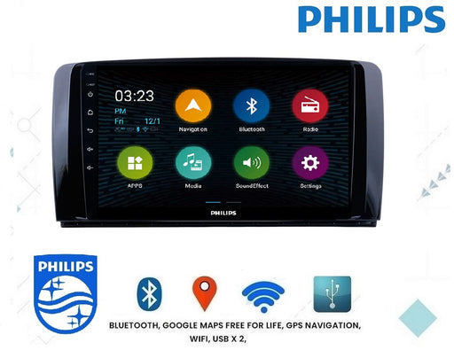 PHILIPS 2006-2013 Mercedes Benz R Class W251 OEM 9 Inch  GPS NAV ANDROID STEREO - BLUETOOTH - Camera in