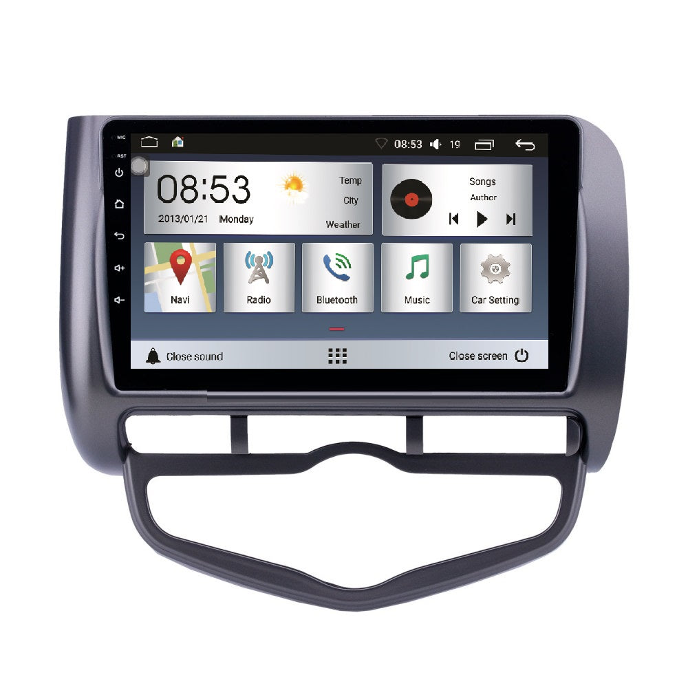 HONDA FIT JAZZ 2002 - 2007 6 OEM LARGE SCREEN GPS NAV ANDROID STEREO - BLUETOOTH
