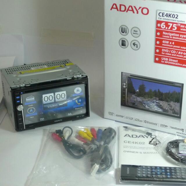 Adayo 6.75"  Torch Screen GPS NAV DVD USB Bluetooth