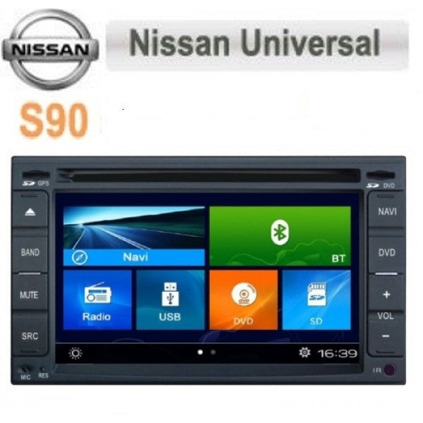 NISSAN  7" 2 Din HD NAV Car DVD GPS USB SD STEREO Player UNIT