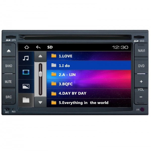 NISSAN  7" 2 Din HD NAV Car DVD GPS USB SD STEREO Player UNIT