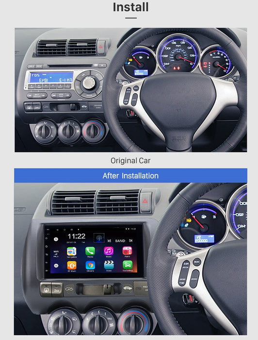 PHILIPS - HONDA JAZZ FIT 2004-2008 OEM 9 Inch  GPS NAV ANDROID STEREO - BLUETOOTH - Camera in