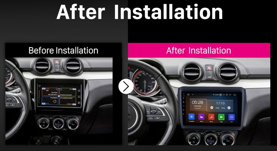 PHILIPS - SUZUKI SWIFT 2017+ OEM 9 Inch  GPS NAV ANDROID STEREO - BLUETOOTH - Camera in