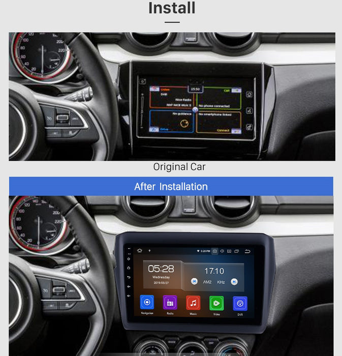 PHILIPS - SUZUKI IGNIS 2015+ OEM 9 Inch  GPS NAV ANDROID STEREO - BLUETOOTH - Camera in