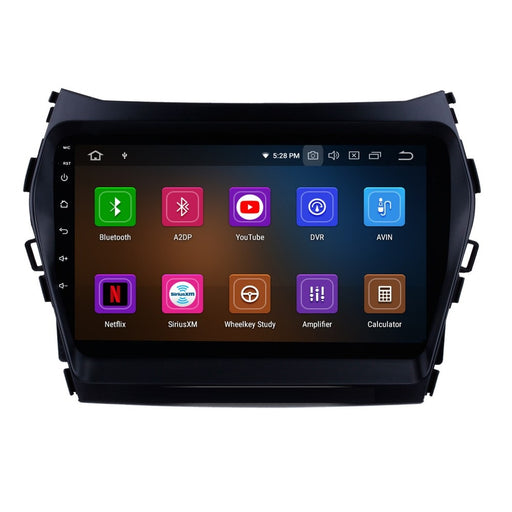 Hyundai Santa Fe 2013-2018 OEM LARGE SCREEN GPS NAV ANDROID SYSTEM STEREO - BLUETOOTH - USB MOVIE