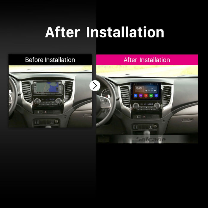 Mitsubishi  TRITON 2015-2018 OEM LARGE SCREEN GPS NAV ANDROID STEREO - BLUETOOTH