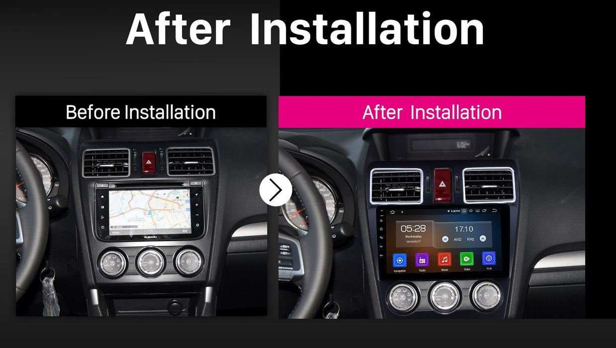 PHILIPS  SUBARU XR Forester Impreza 14-17  OEM 9 Inch  GPS NAV ANDROID STEREO - BLUETOOTH - Camera in