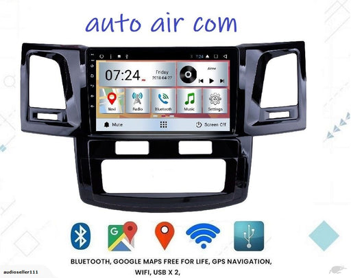 TOYOTA HILUX 2011 - 2015 OEM LARGE SCREEN GPS NAV ANDROID STEREO - BLUETOOTH