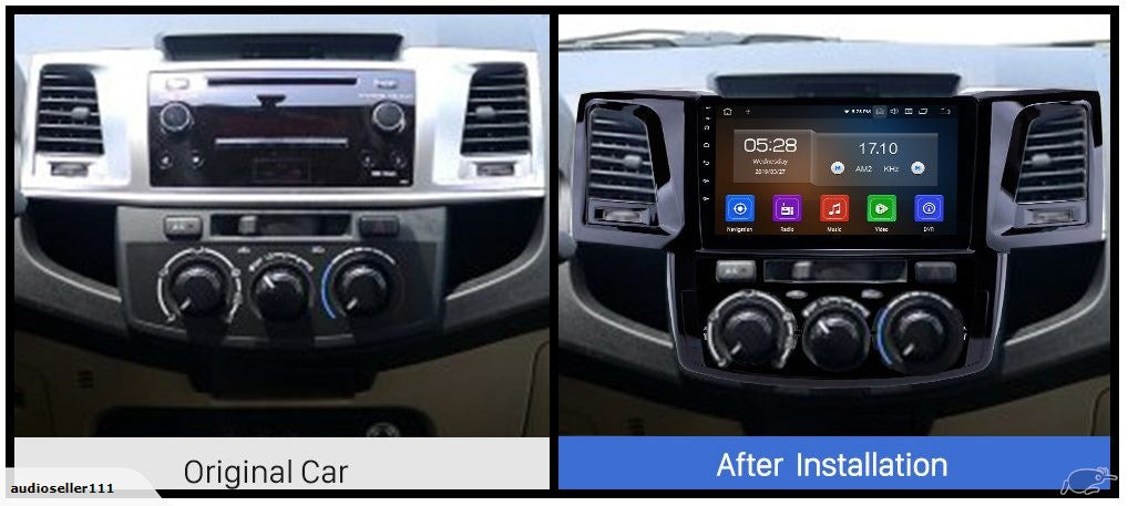 Suit for  TOYOTA HILUX 2011 - 2015 OEM LARGE SCREEN GPS NAV ANDROID STEREO - BLUETOOTH