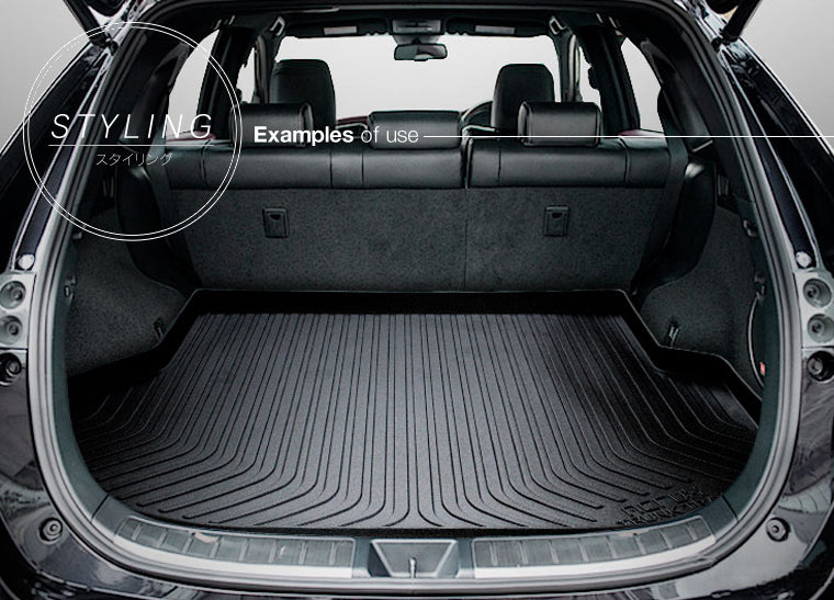 3D Boot Liner / Cargo Mat / Trunk liner Tray for  Toyota Harrier 2014+
