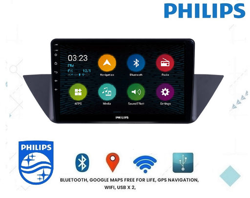 PHILIPS BMW X1 E84 OEM 9 Inch  GPS NAV ANDROID STEREO - BLUETOOTH - Camera in