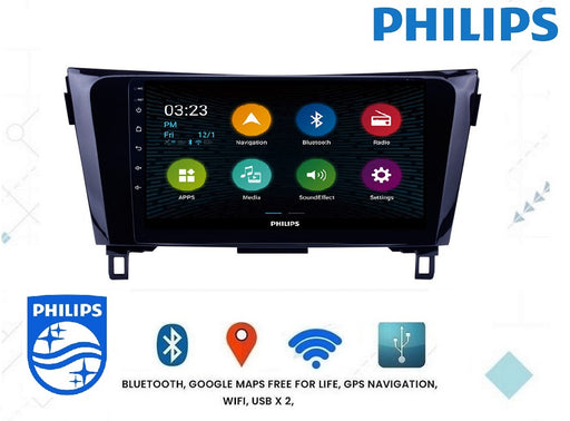 PHILIPS --  Nissan Qashqai X-Trail 2014+  ANDROID STEREO OEM  Car GPS  Nav BT 9 INCH BT HEADUNIT